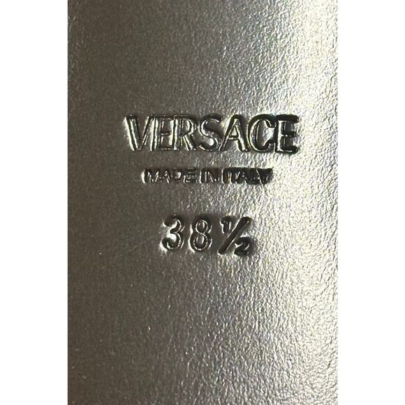 Versace Medusa '95 leather loafers in White NWB Size 38.5/ US 8 1/2 - Picture 6 of 10